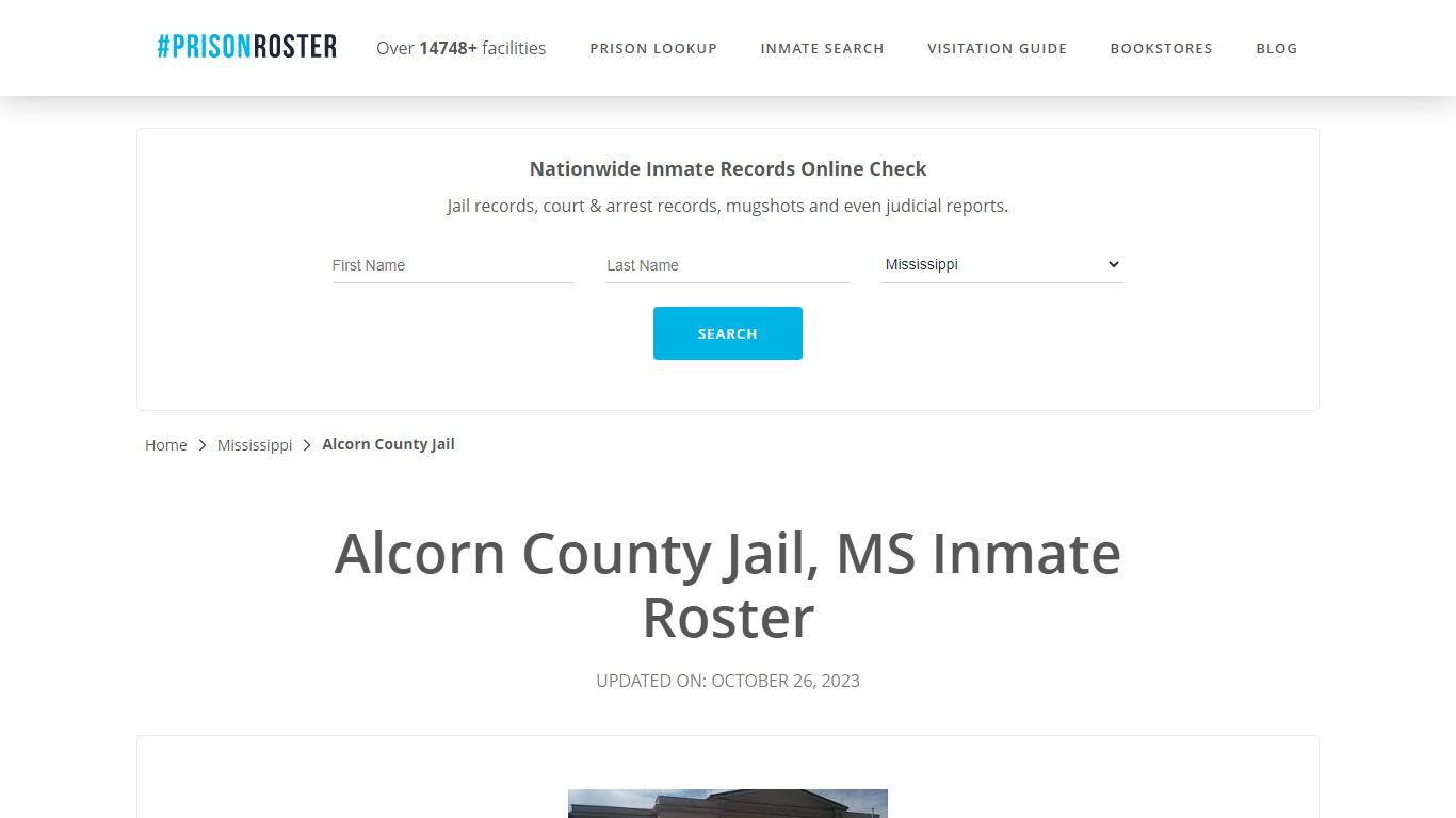 Alcorn County Jail, MS Inmate Roster - Prisonroster